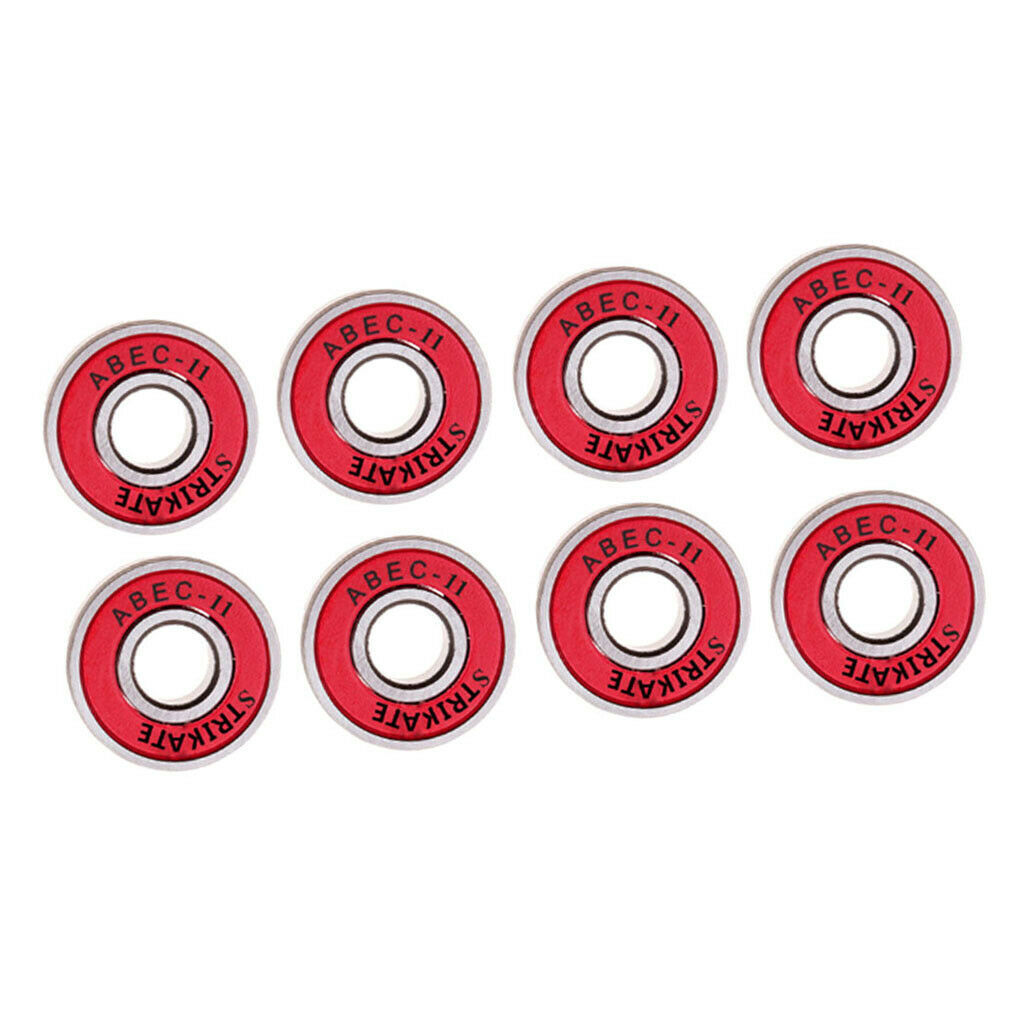 608RS Frictionless ABEC-11 Skateboard Bearing Rolling Bearings Bearing Red