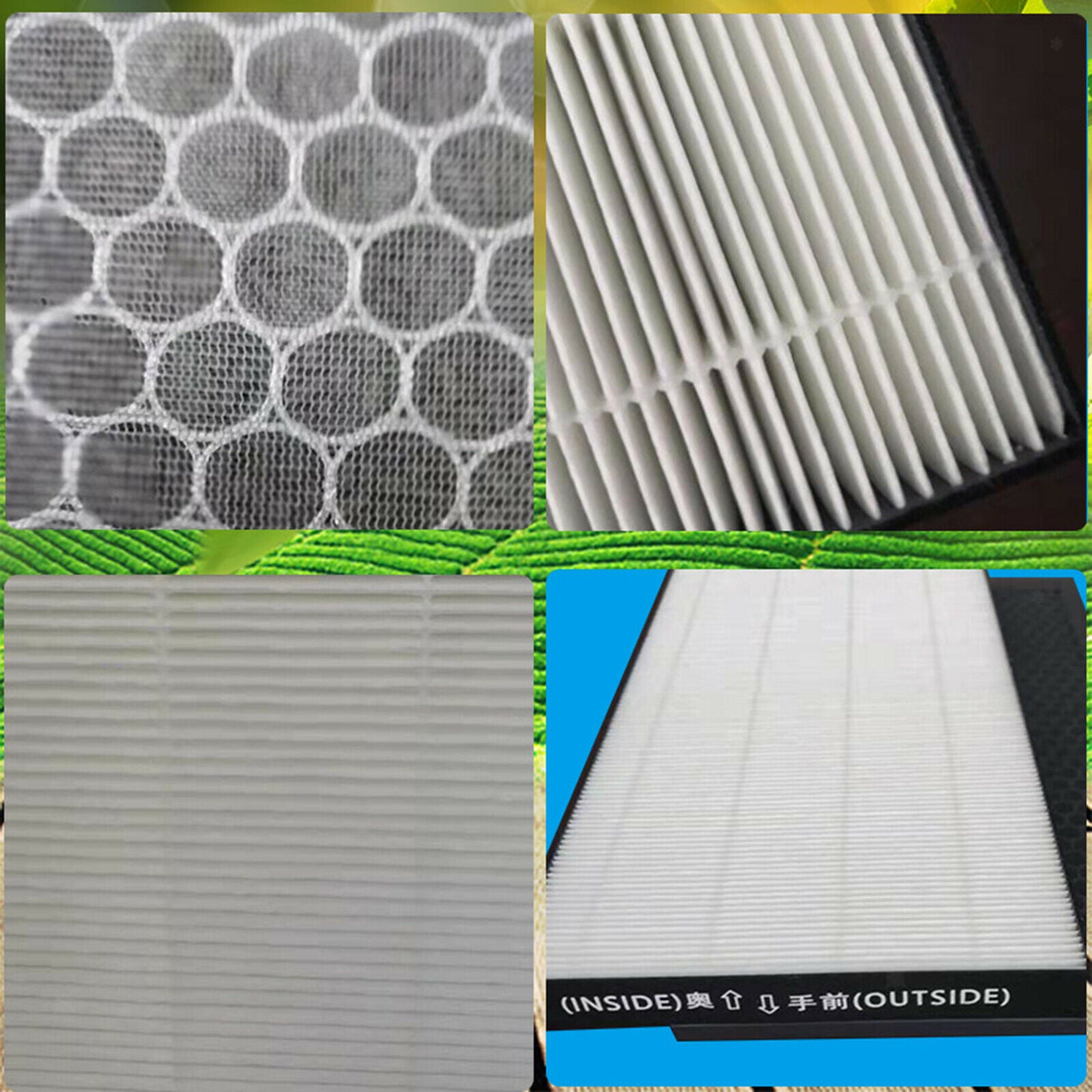 Household HEPA Filter Pre-Carbon Filters Replaces Part for Sharp Accessory