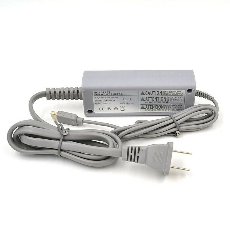 US Home Wall Power Supply AC Charger Adapter for Nintendo Wii U Controller