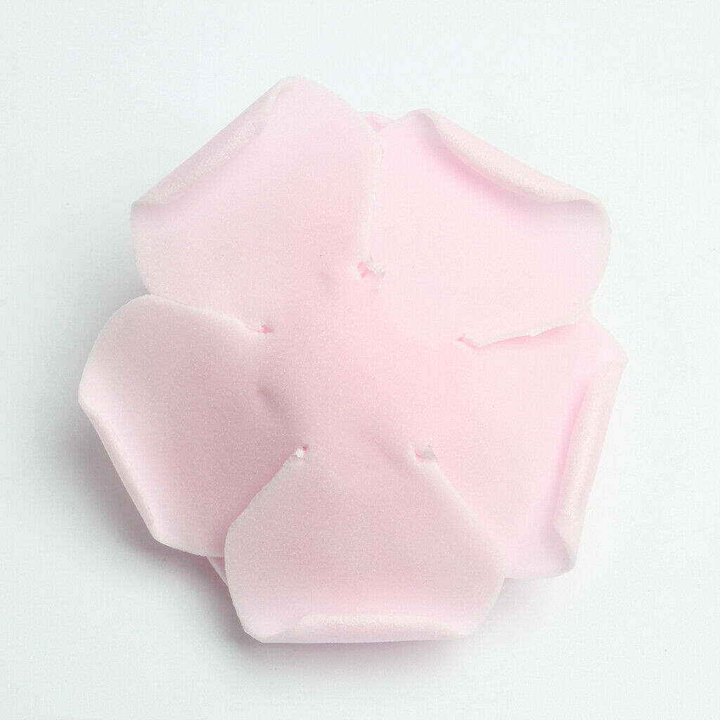 100 Pack Mini Artificial PE Rose Flower Head DIY Home Decor Craft 8cm Pink