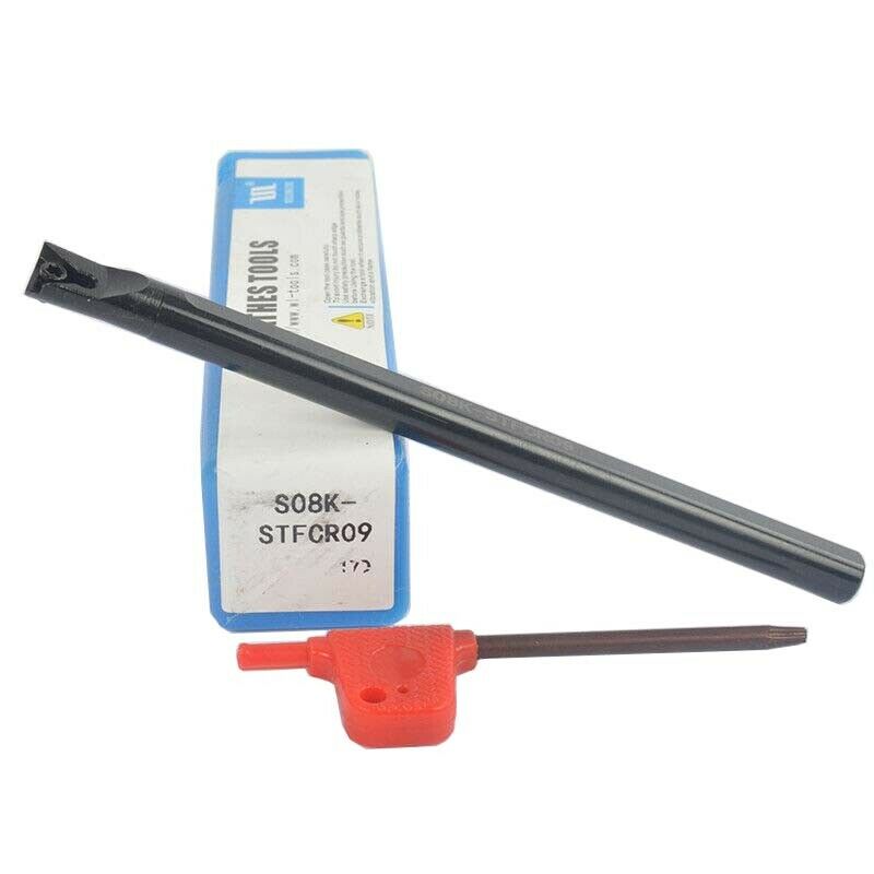 93° S08K-STFCR09(8X125mm）lathe External Turning Tool Holder For TCMT0902 inserts