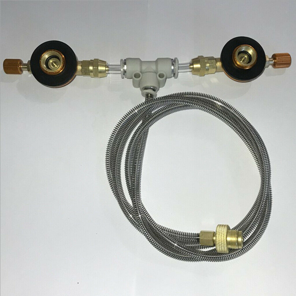 100cm Multi-cylinder Connectors Connects Two Flat Gas Tanks &   Valve
