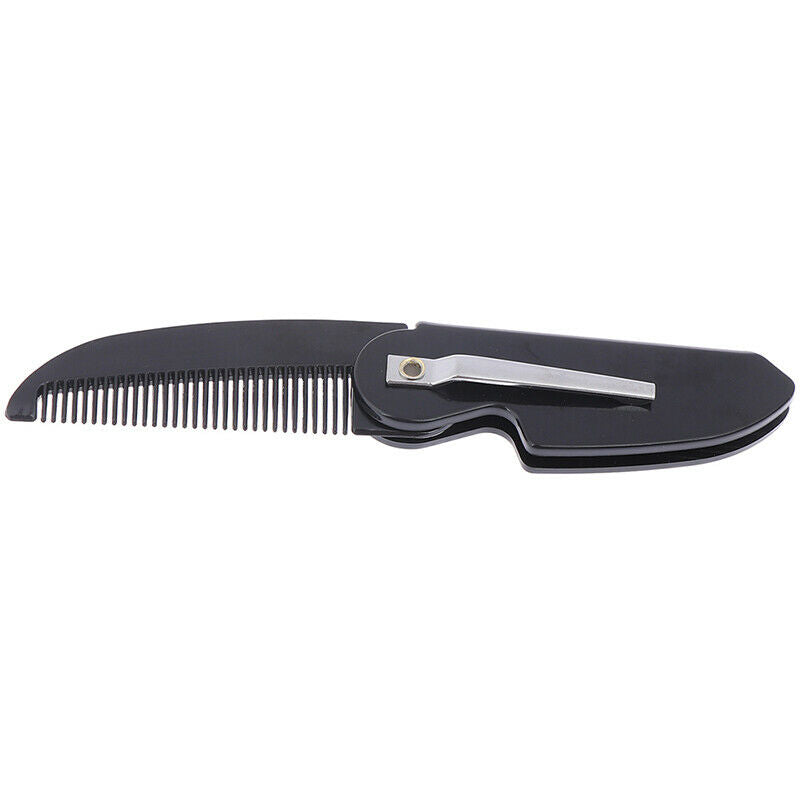 1Pc Portable Foldable Pocket Clip Hair Mustache Folding Beard Comb Stylin.l8
