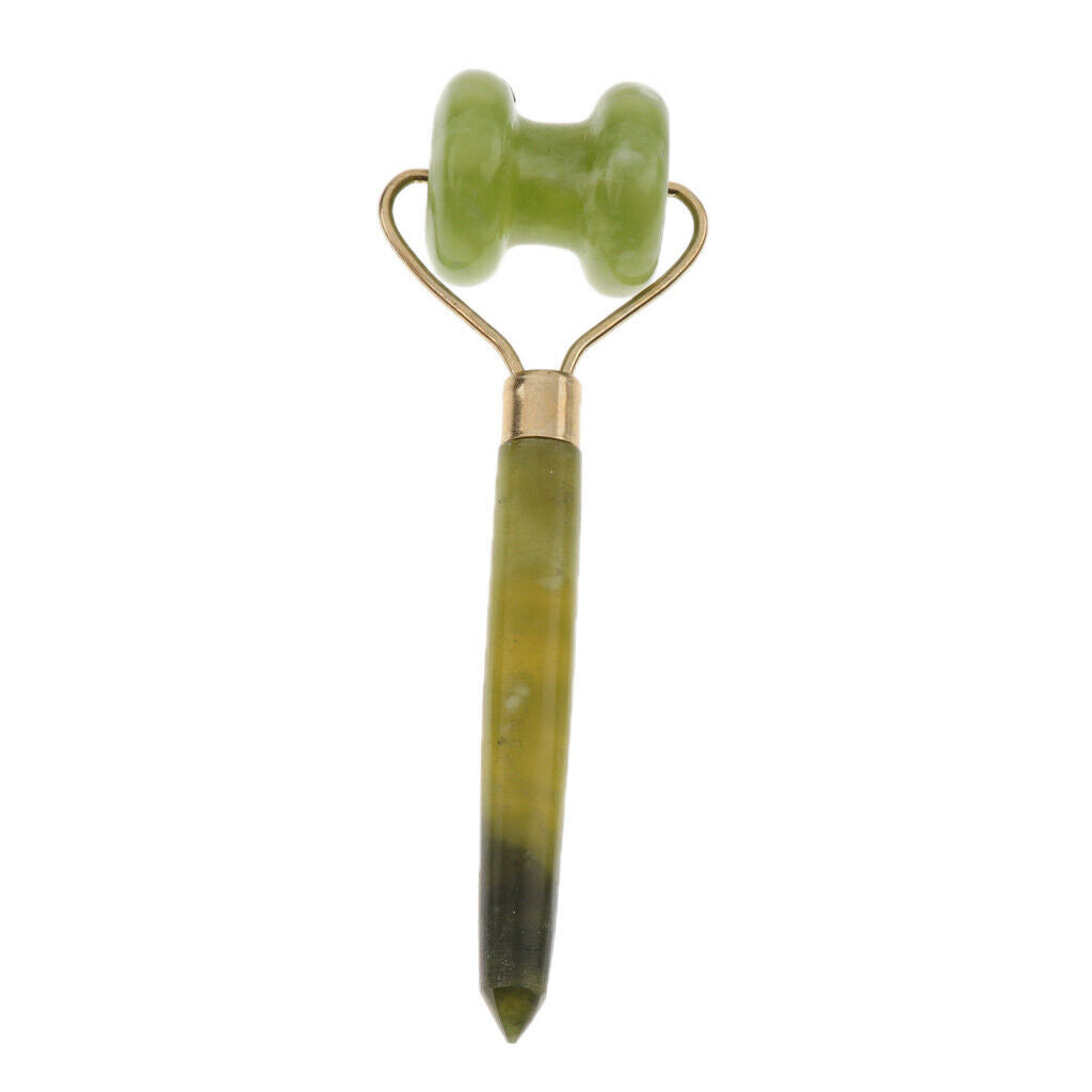 Natural Jade Jade Massager Roller Facial Gua Sha Beauty Massage Too