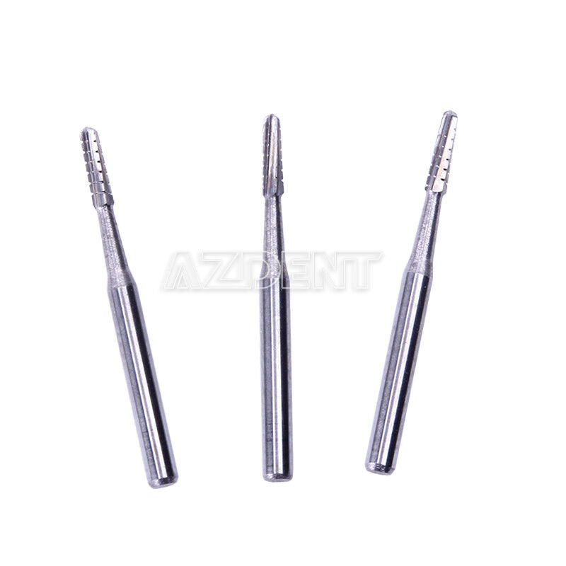 10 Kits Dental Lab Carbide Tungsten Steel Burs Drills FG1557 High Speed