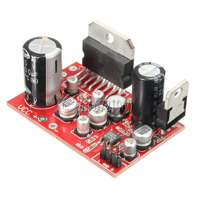 TDA7379 38W+38W Stereo Amplifier Board w/ AD828 Preamp super than NE5532 DC 12V