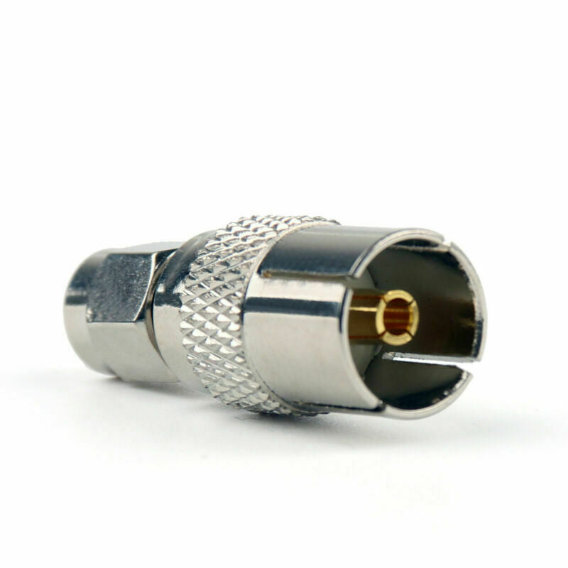 10Pcs Adapter IEC PAL DVB-T TV Female Jack To SMA Plug Male Connector F/M B5
