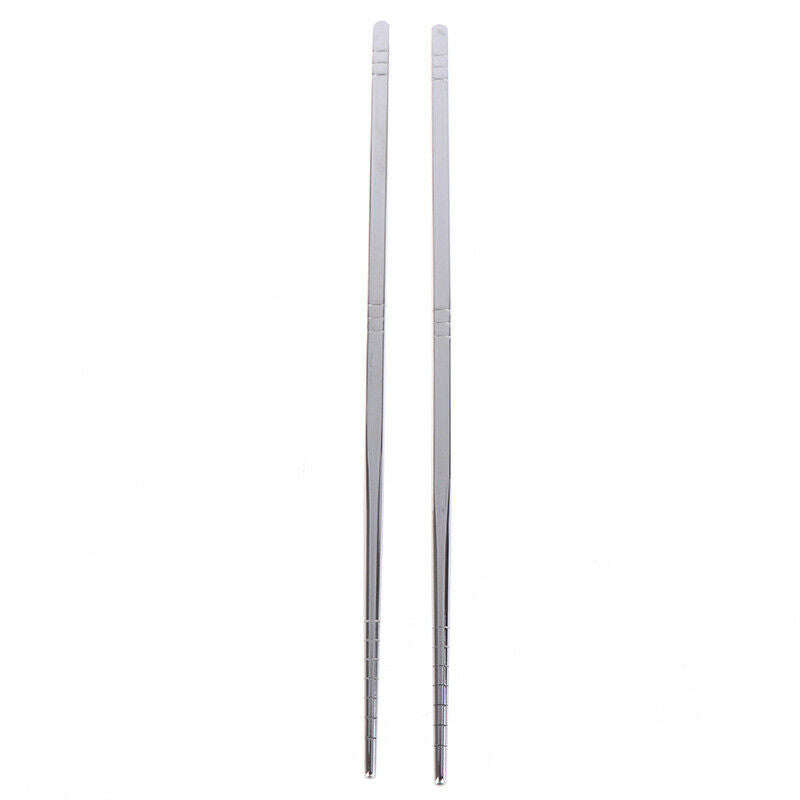 5 Pairs/Set Chinese Metal Chopsticks Non-Slip Stainless Steel Chop Stic.l8