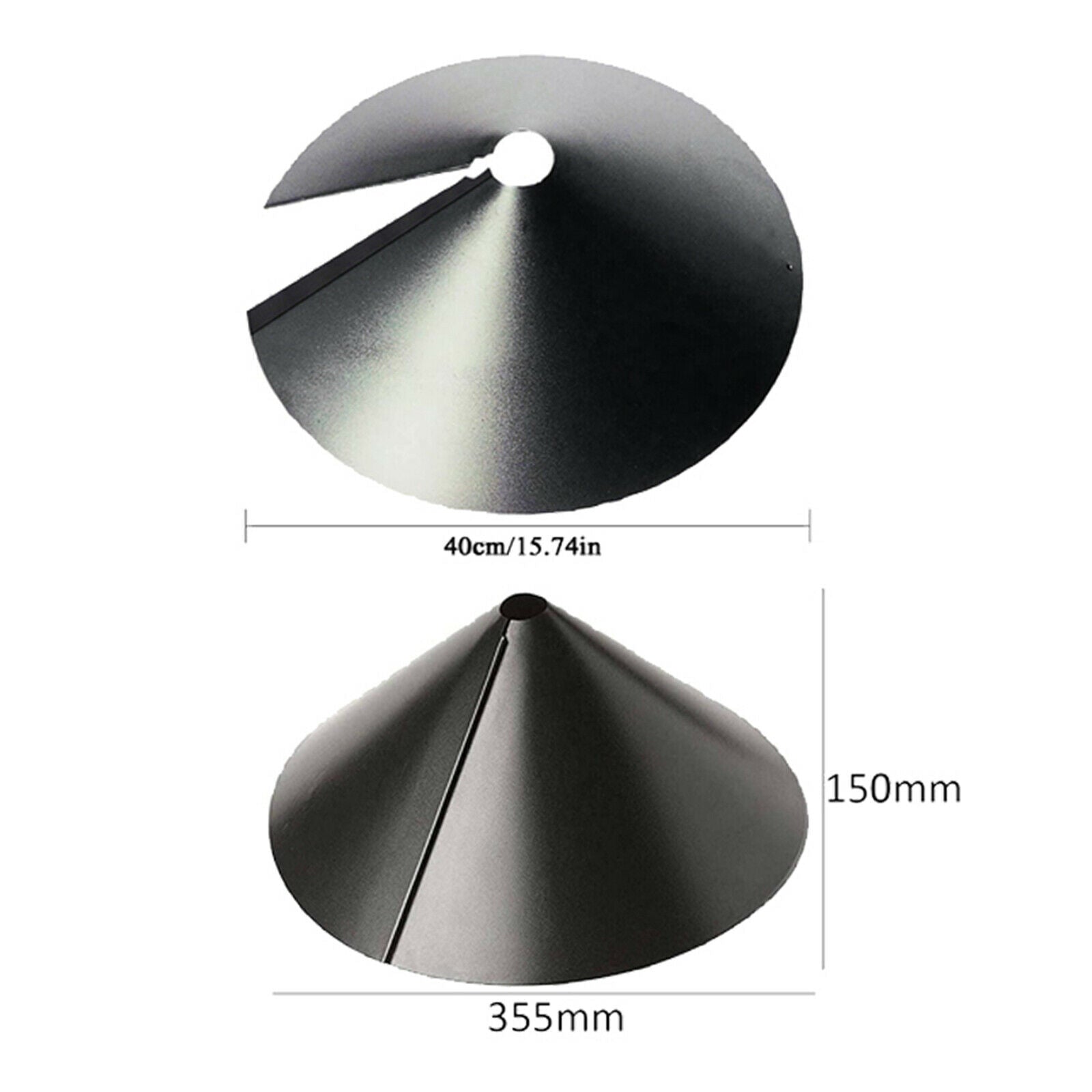 2X Wrap Around Squirrel Raccoon Baffle Wrap Protect Hanging Bird Feeders Poles