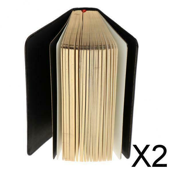 2X Business Home Office Use Black Diary Drawing Notebook Notepad Blank