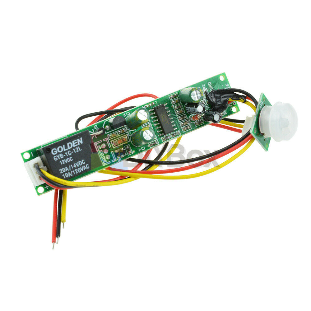5A IR Pyroelectric PIR Motion Sensor Infrared Detector Module DC 12V