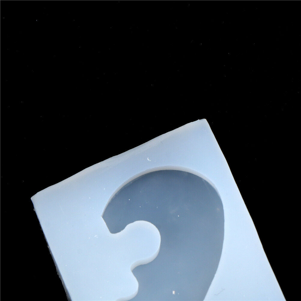 2X Puzzle Heart Shape Silicone Mold Casting Love Mould For DIY Jewelry Pe.l8