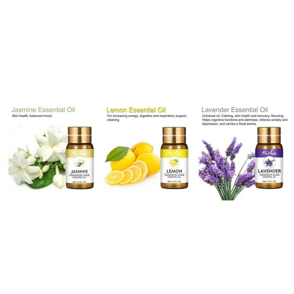 3pieces Plant Extract Massage Essential Oils Aromatherapy for Body Massage