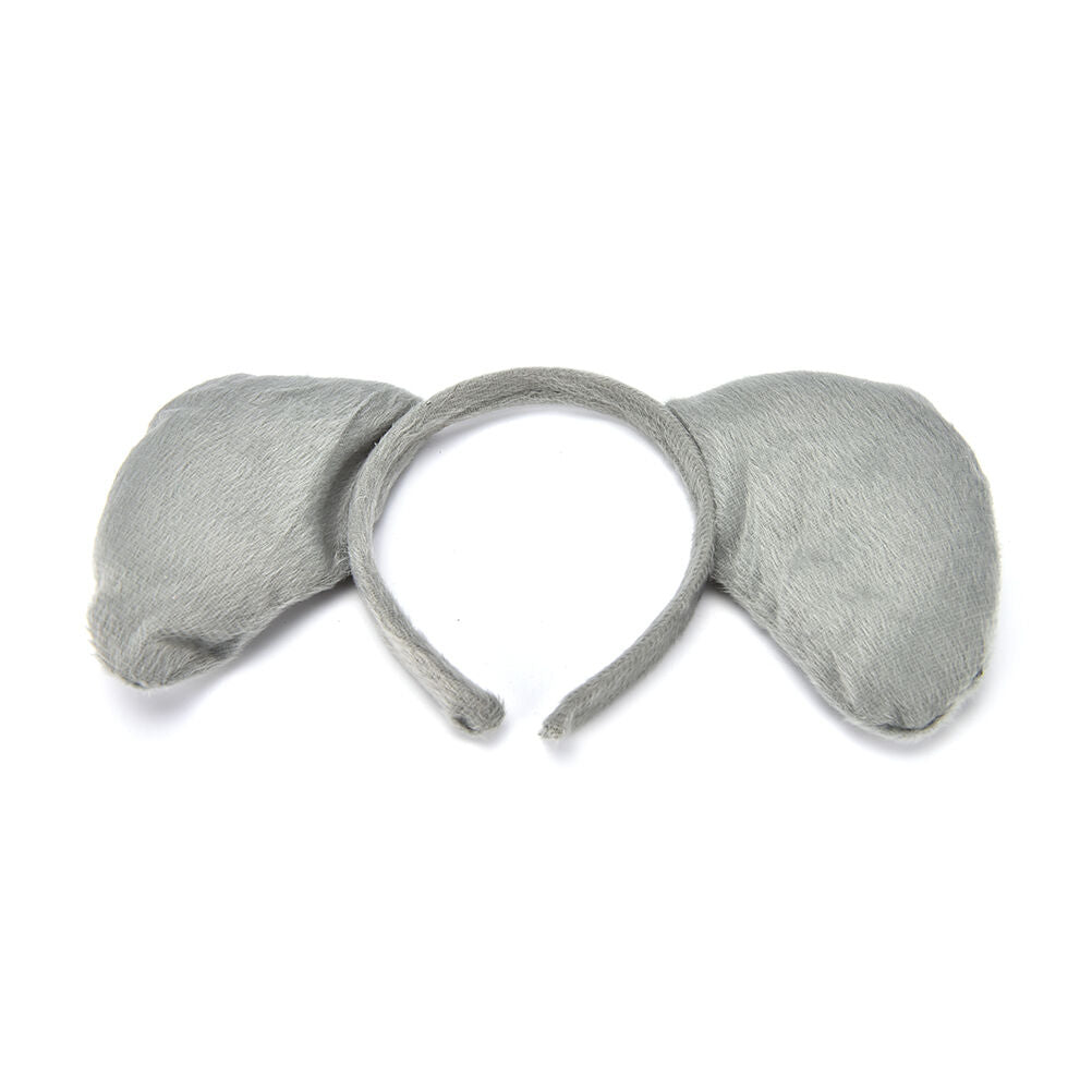 Elephant Animal Set Zoo Farm Jungle Safari Headband Ears Bow Tail Fancy DresDDAU