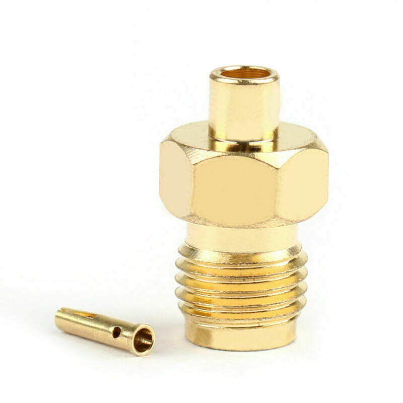 10Pcs SMA Female Jack Solder For Semi-Rigid RG405 0.086" Cable RF Connector ARS