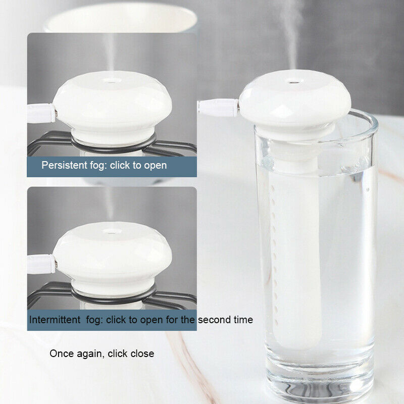 X8 USB Portable Mini Humidifier Rechargeable Small Cool Mist Mute Auto-Off  D1S6