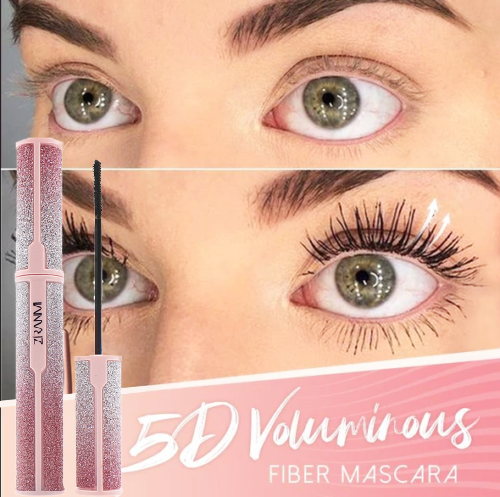 Waterproof Magic 5D Silk Fiber Eyelash Mascara Extension Long-Lasting Eye Lash ^