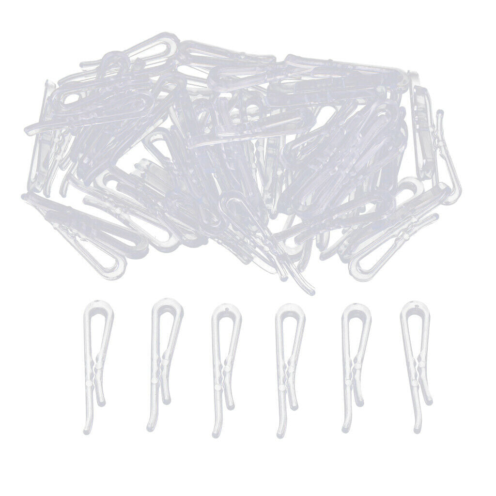 200Pcs Plastic Clip Pins For DIY Garment Packing