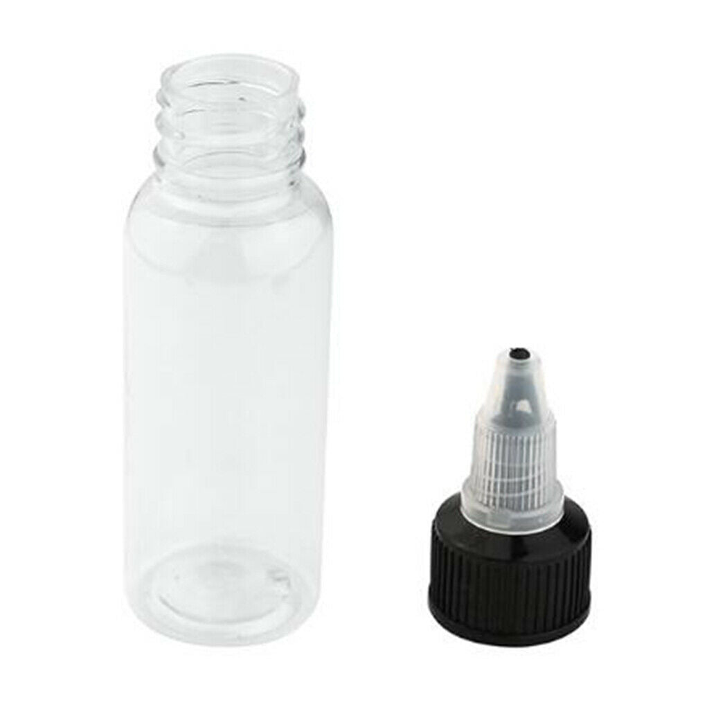 20Pcs Clear Tattoo Airbrush Ink Bottles Airbrushing Temporary Tattoo 30/60ml