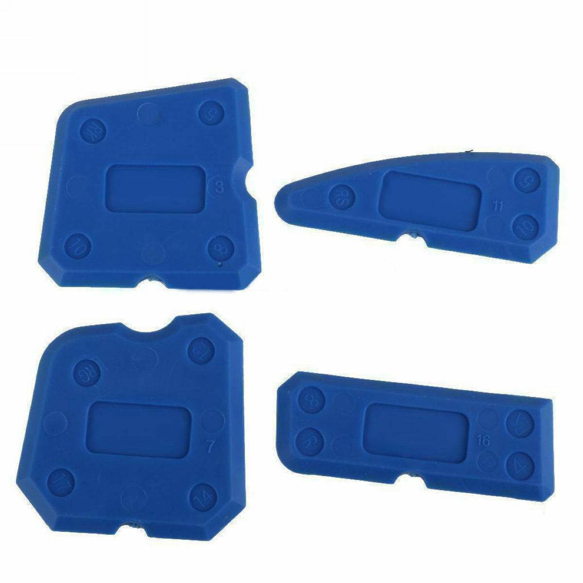 4Pcs/Kit Sealant Spatula Caulking Tool Kit Joint Silicone Grout Remover Scraper