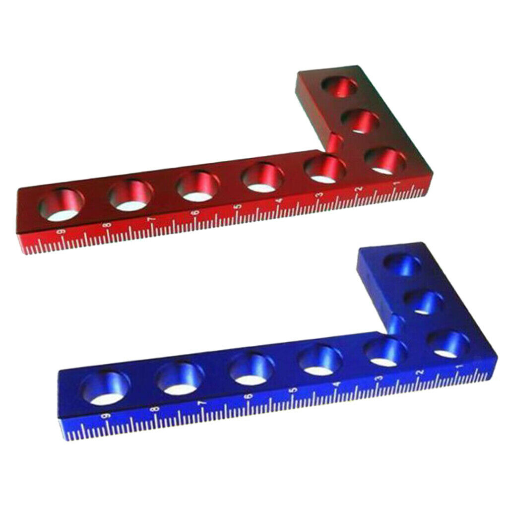 2x Heavy-duty 4inch Aluminium Metal Right Angle Clamps for Picture Frame