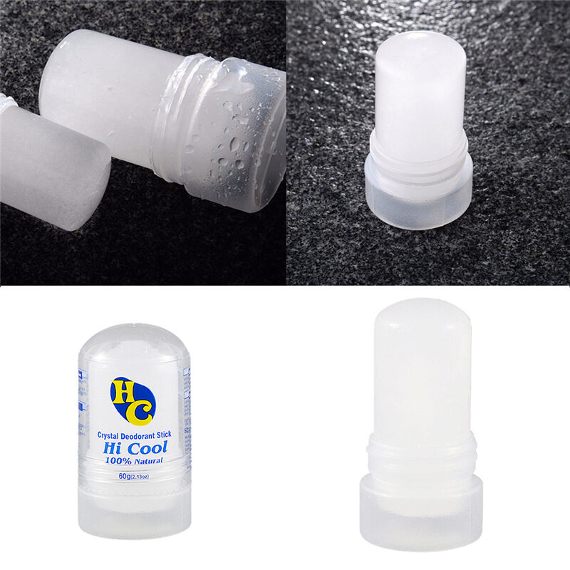Natural Rhinestone Deodorant Alum Stick Body Odor Remover Antiperspirant 60g