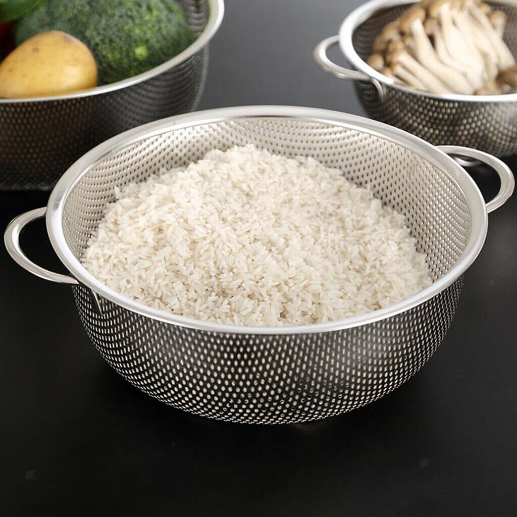 Rice Vegetable Strainer Kitchen Drain Basket Colander Kitchen Supplies