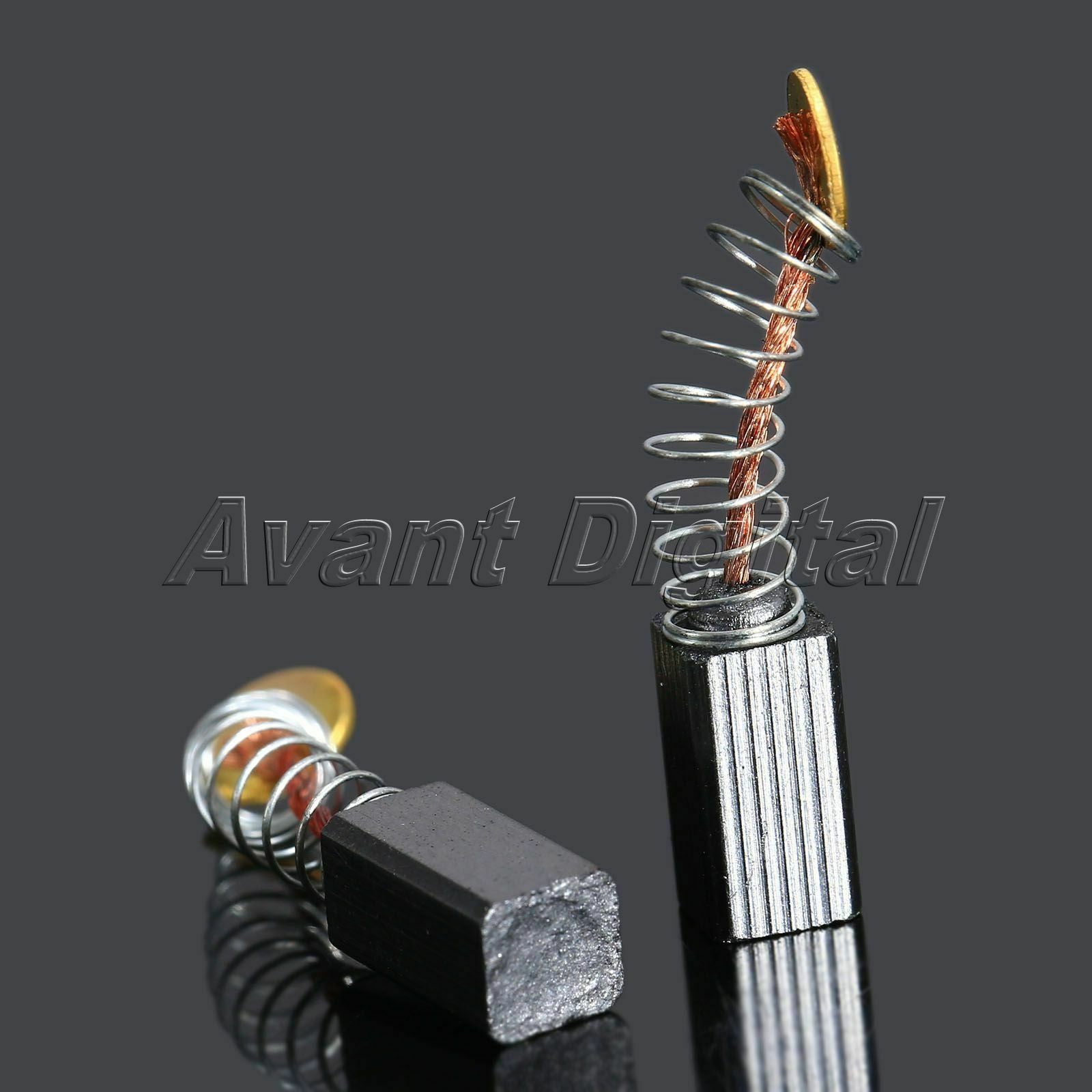 20Pcs 9mm Carbon Brush for Generic Electric Motor Micromotor 0.20"x 0.20"x 0.35"