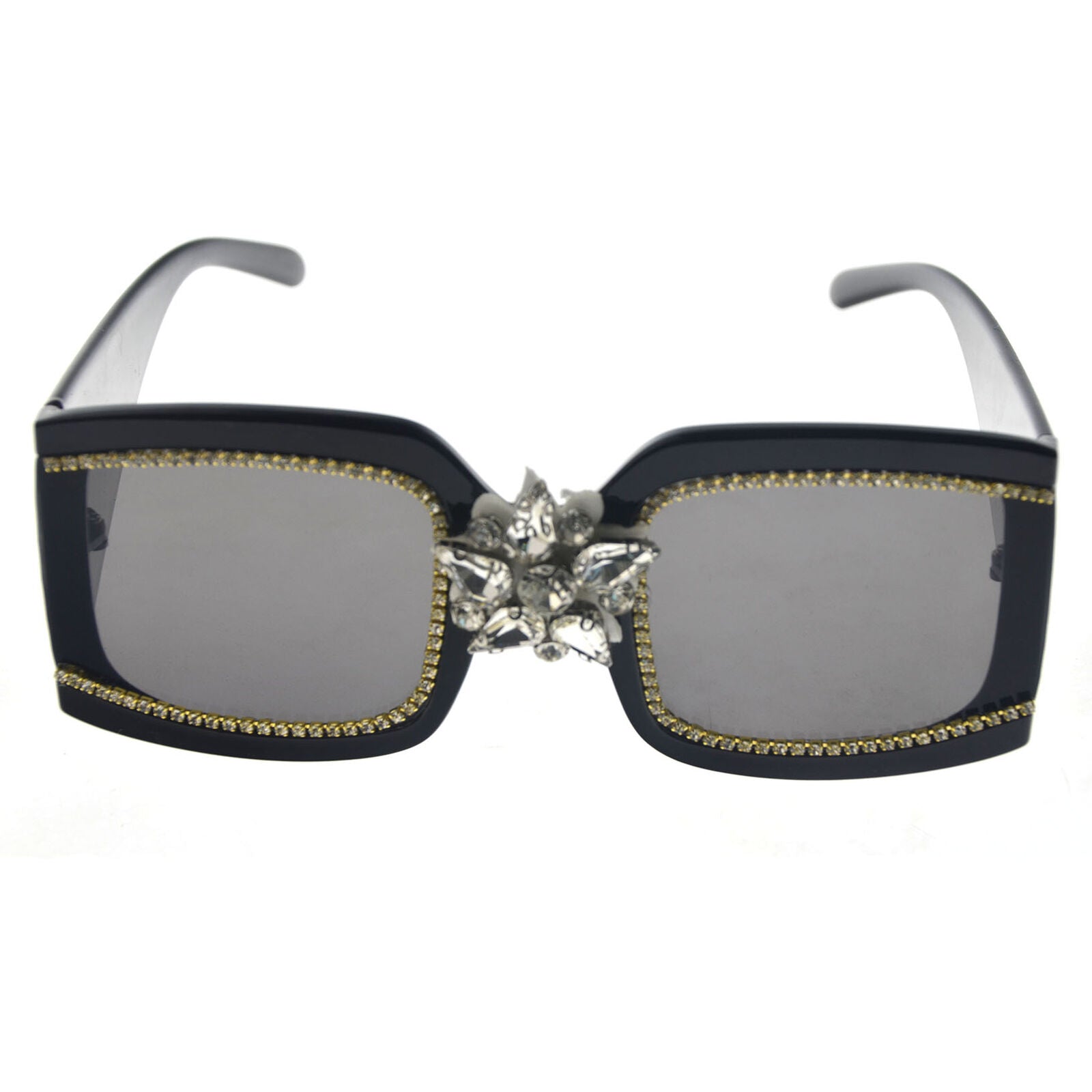 Luxury Rhinestone Sunglasses Women 2020 Fashion Oversized Shades Sun Glasses