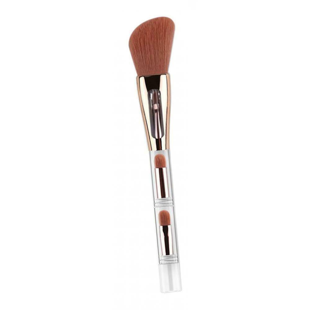 1pcs Professional 4 in 1 Makeup Brush, Synthetic Cosmetic Brush for Blending