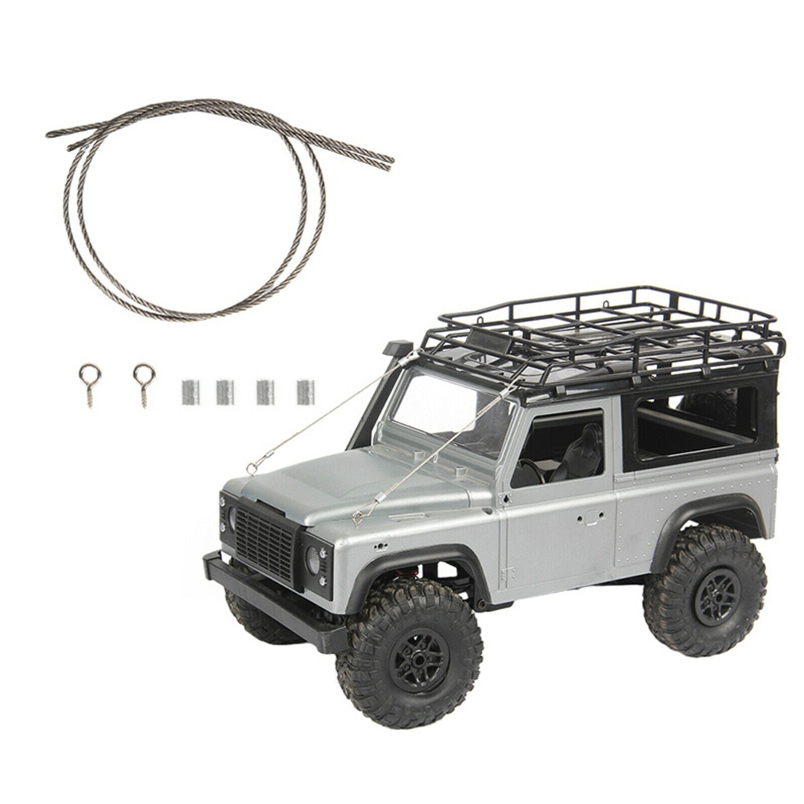 Limb Riser Cable Rope for MN D90 MN45 1:12 RC Rock Crawler Decoration Parts