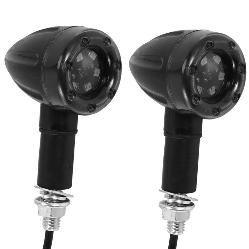 2Pcs Motorcycle Turn Signal 6Led Indicator Locomotive Universal Turn Signal M3Z5