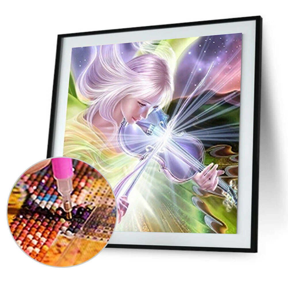 Beautiful Girl 5D Diamond DIY Painting Craft Kit Home Decor @