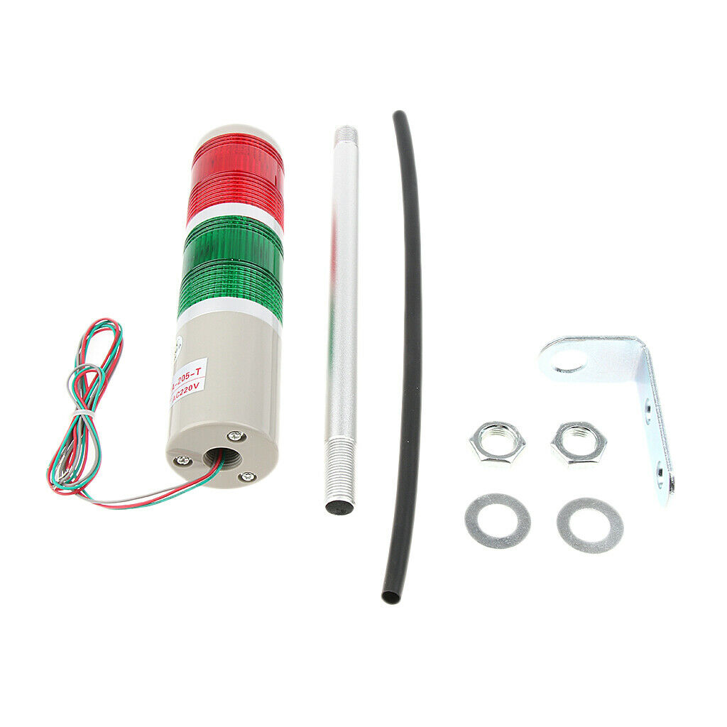 Industrial Warning Light Signal Tower Lights Alarm Lamp AC220V for Workshop Port