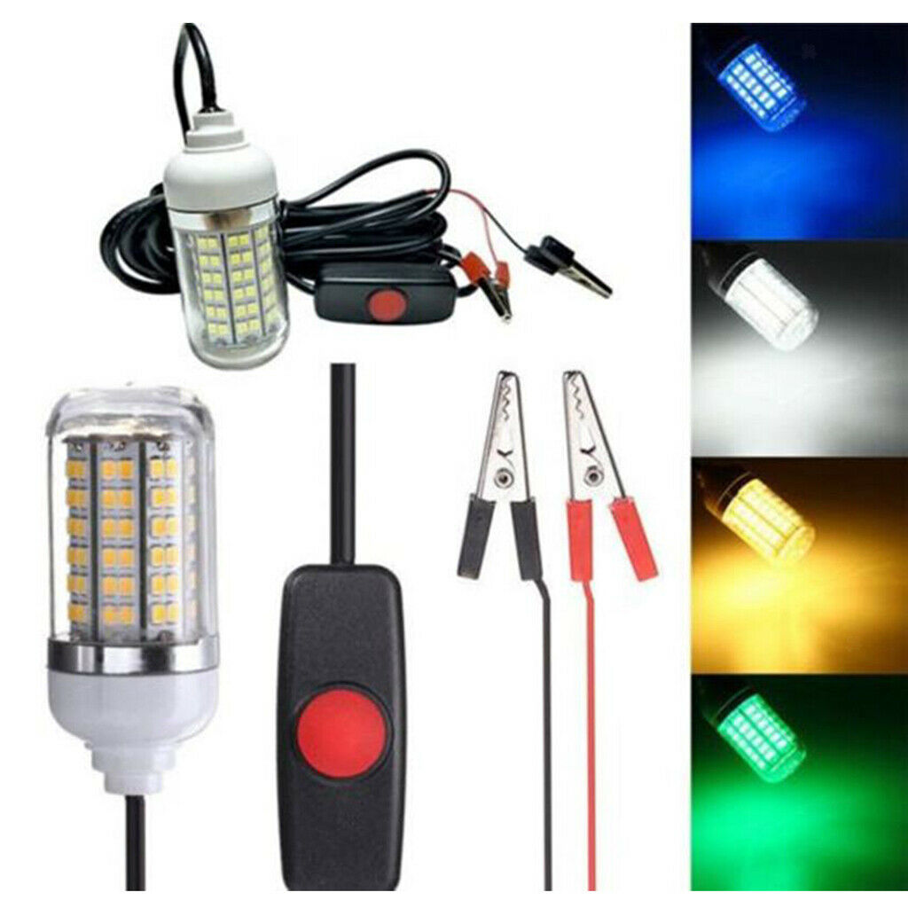 12-24V 108 LEDs Green Fishing Light Underwater Submersible Squids Attracter