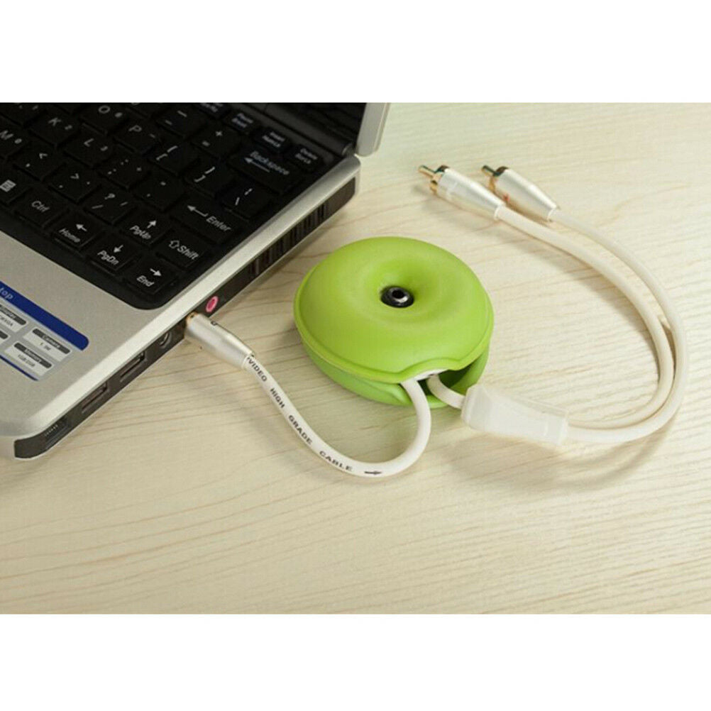 Turtle cable cord organizer wrap wire winder earphone headphone holde.l8