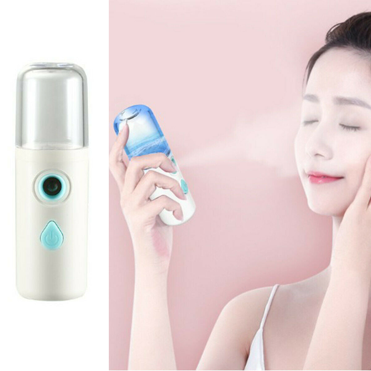 3X 30ml Portable USB Nano Face Mist Spray Facial Sprayer Moisturizing Humidifier