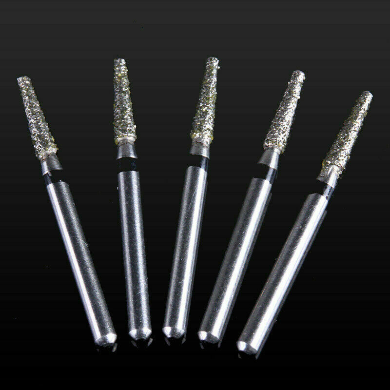 30 X Dental Handpiece Diamond Burs FG Drill TF-21S Super Coarse Flat Head Cone