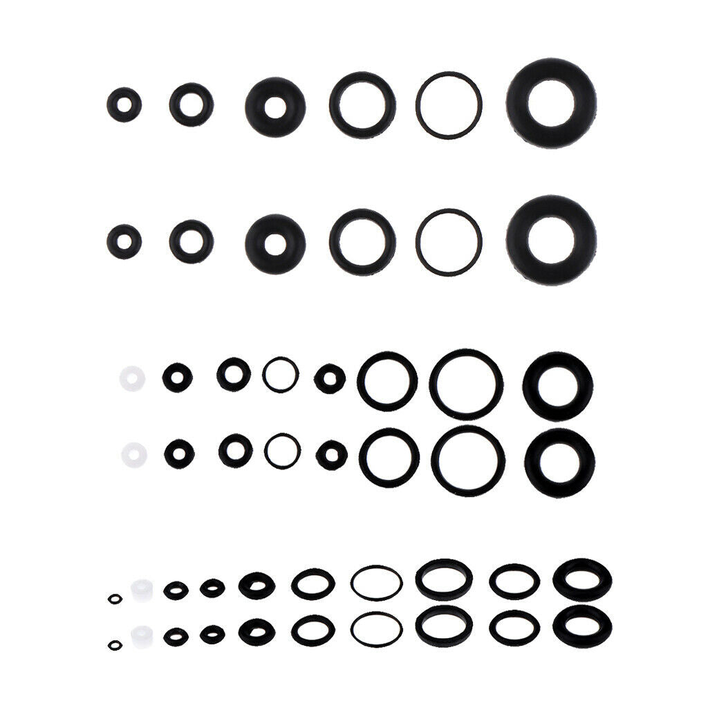 6Pcs/Set Heavy-duty O-Ring Rubber Seals Airbrush Internal Sealing Black