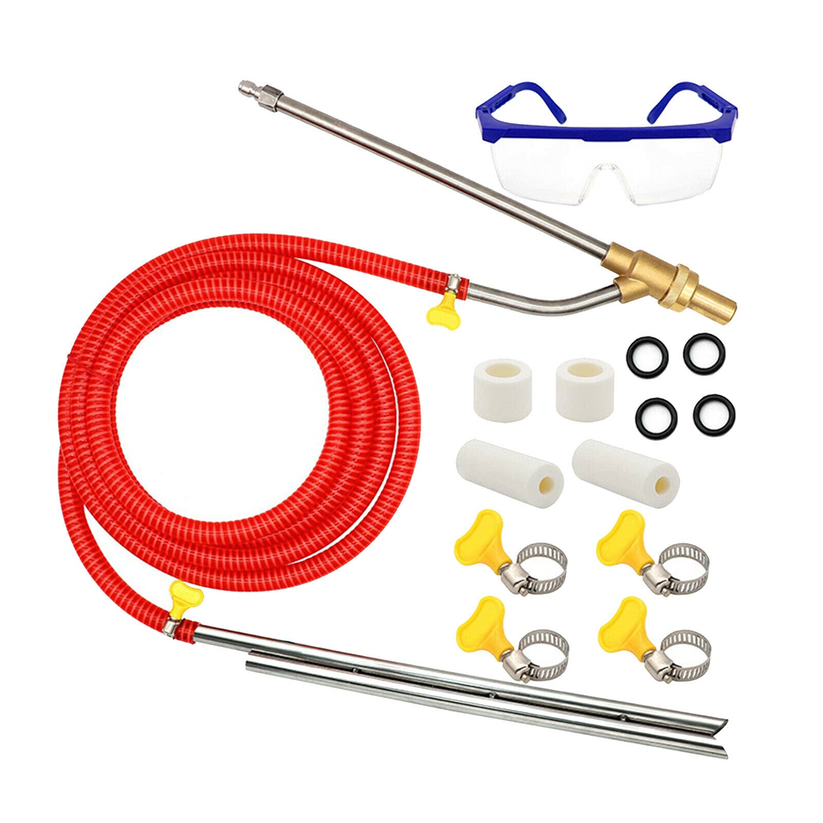 Pressure Washer Sandblasting Kit Wet 5000 PSI, with 1/4inch Quick Disconnect,