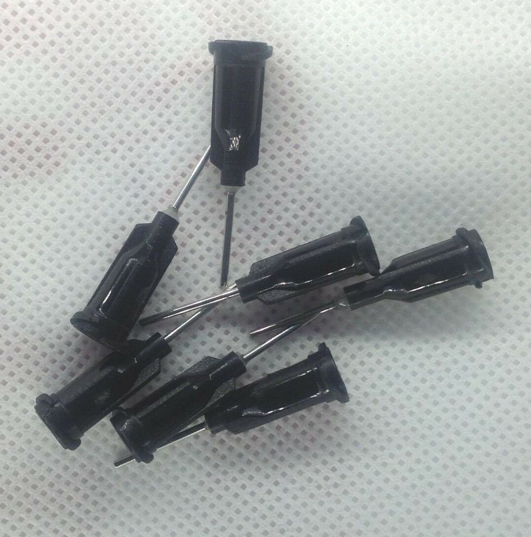 50pcs 1/2" 19Ga Dispensing Needle Tip For Liquid Dispenser Adhesive Glue 0.5"