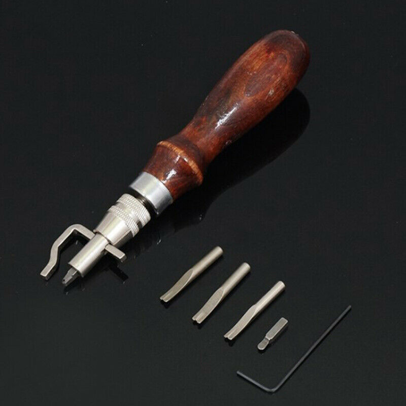 1pc 7 in 1 Replaceable Leather Edger Set Multifunction Stitching  Sewing TooBDA