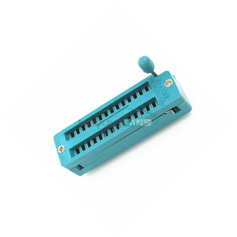 2PCS  Narrow Body 28P 28-Pin Universal ZIF Test DIP IC Socket Connector MF