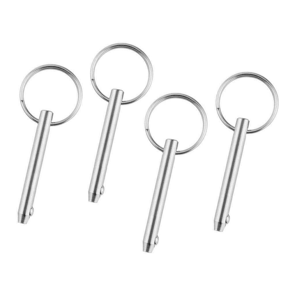 4PCS 5x51mm Stainless Steel Bimini Top Quick Release Pins Hardware for Boat