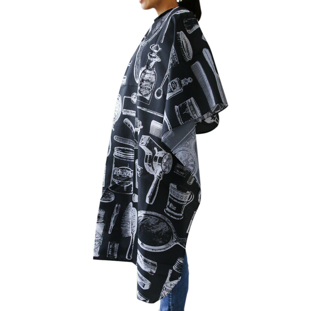 2x Professional Hair Cut Capes Apron Salon Barber With Snap Closure Adults
