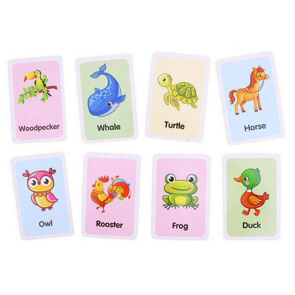 First Words Flashcards for Preschoolers About Animals That Promote Memorization