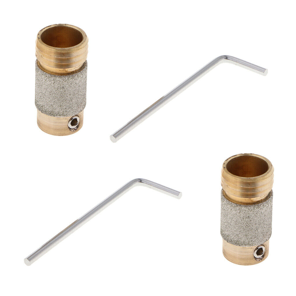 Stained Glass Grinder Head Bits Diamond Grinding Wheel Brass Core for Stone
