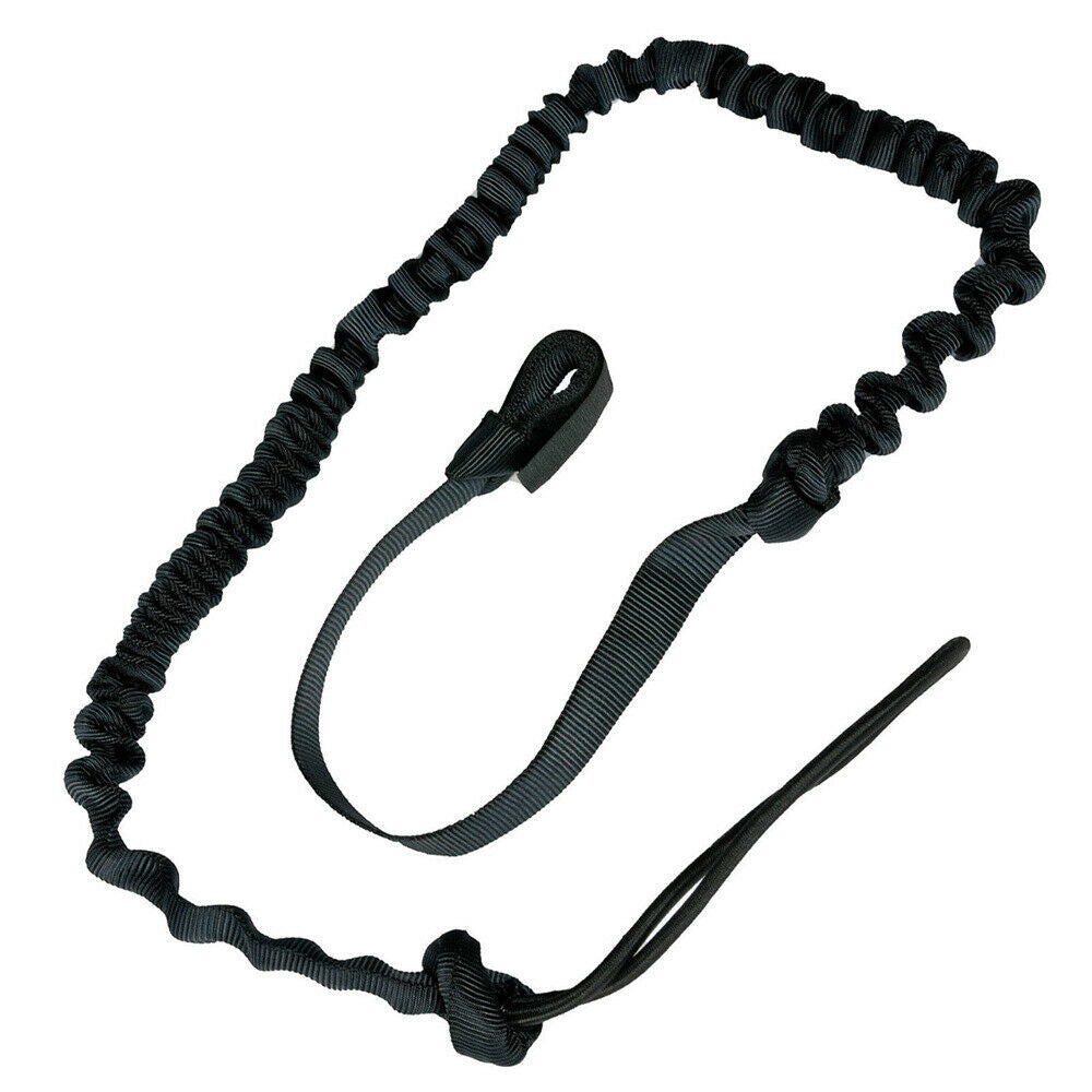 2M Kayak Canoe Paddle Leash Fishing Rod Coil Tether Bungee Rope Heavy Duty