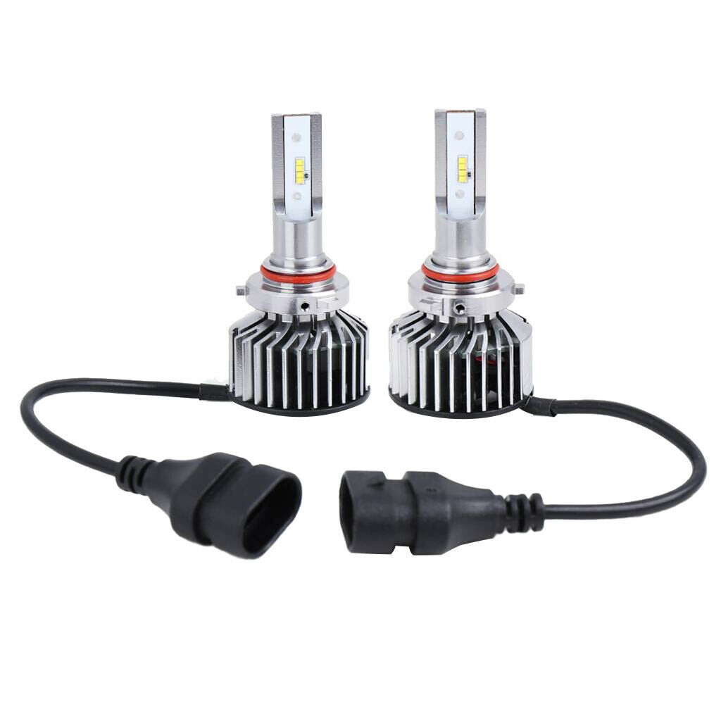 2 Pack L+R K8 55W 8LED Headlight Bulbs Lamp Super Bright 6000K 6800LM 9005