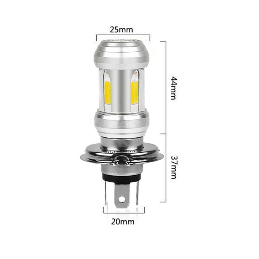 -XN1x Motorcycle Bike H4 36W  LED 3000LM Tri-sides Bright Headlight Light Bulb